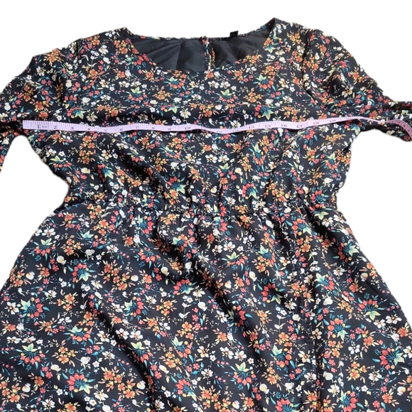 J. Crew Mercantile Tulip Hem Versailles Floral Print Dress Size 12 - Picture 6 of 6